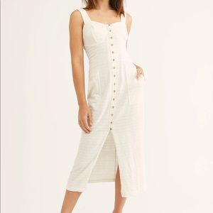 Free People Lafayette Midi Dress - S